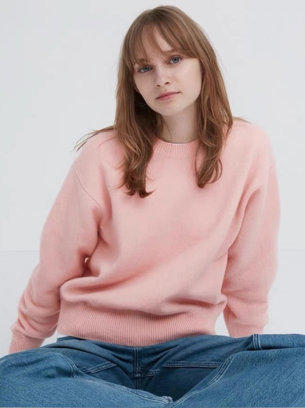 NWT Uniqlo 100% Premium Lambswool Sweater